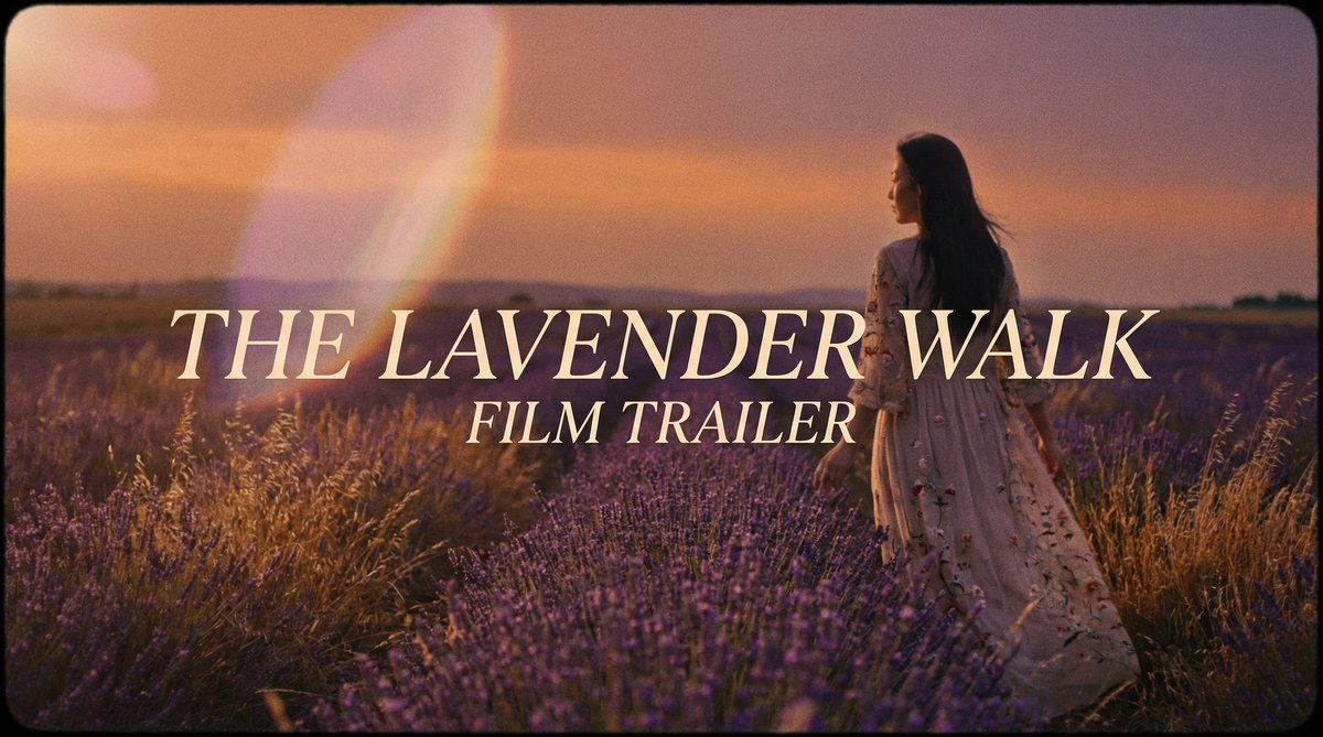 黑丝薰衣草花海唯美视频